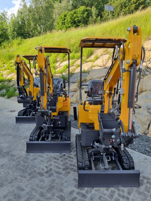 Koparka minikoparka 1000 kg KRÜGER JKW-10X-nowy model,silnik Koop 192F