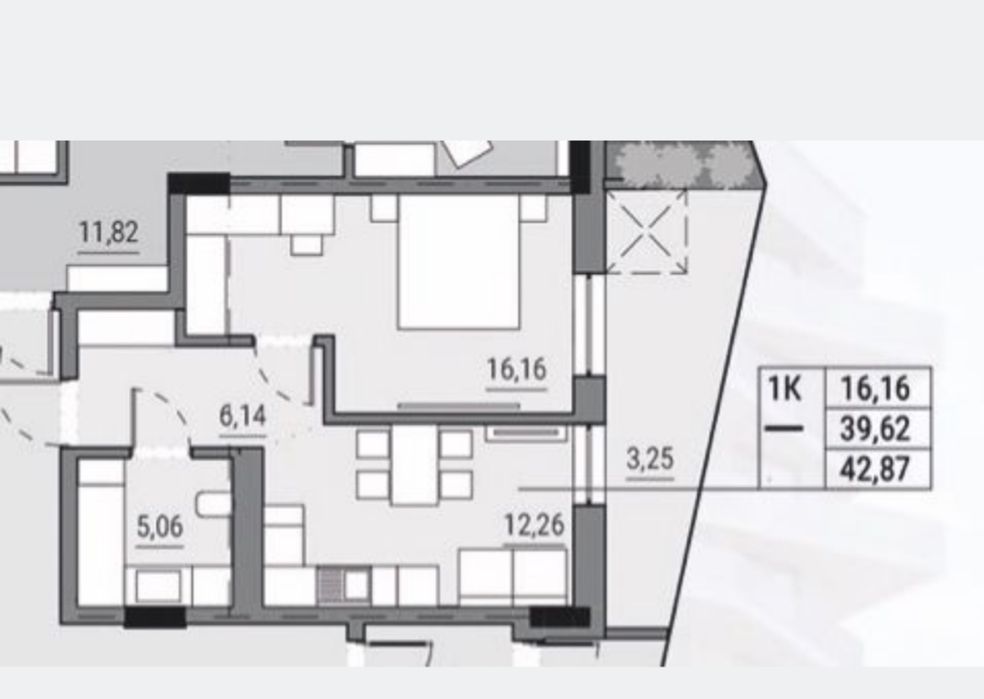 Продаж 1 квартири ЖК Lennona Residents вул. Щурата, Леннона – pohled 4