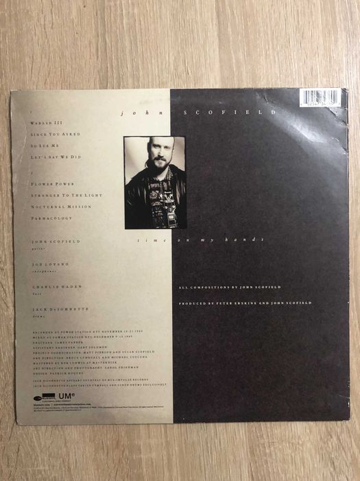 John Scofield Time On my Hands USA VG+ Blue Note