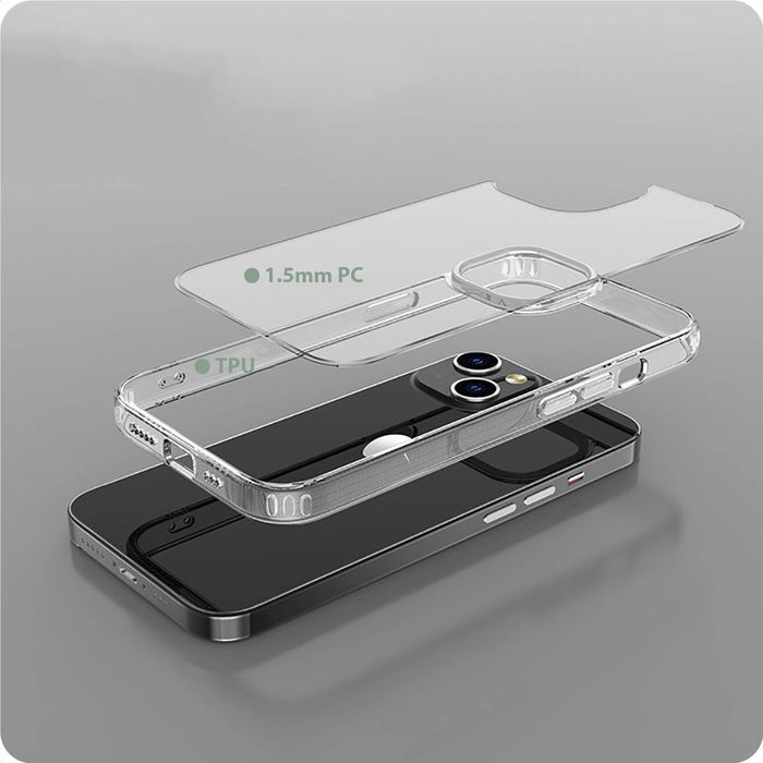 Etui Tech-Protect FlexAir Hybrid na iPhone 15 - przezroczyste