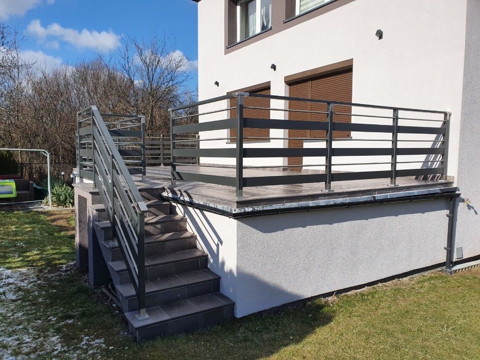 Balustrada balkonowa Fello Diverse aluminium balkon taras barierka