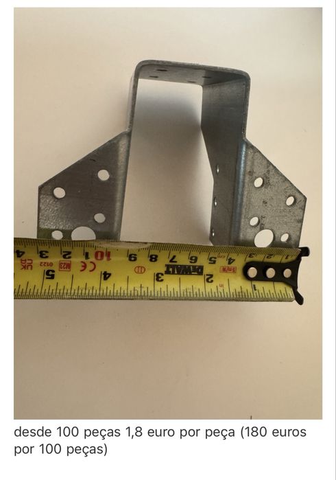 Suportes Metálicos / Cantoneiras Galvanizadas para Construção