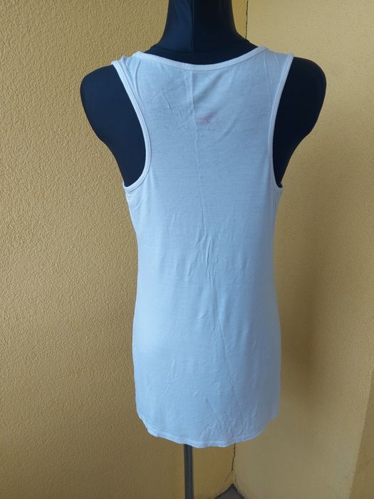 Bluzka na ramiączkach Cache Cache tunika top Londyn Big Ben autobus