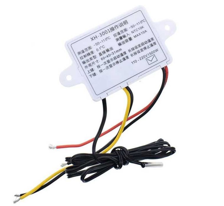 Controlador Temperatura Digital Termóstato 12V DC XH-W3001 Novo