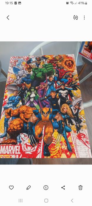 Puzzle Marvel SUPER HERÓIS - 500 Peças