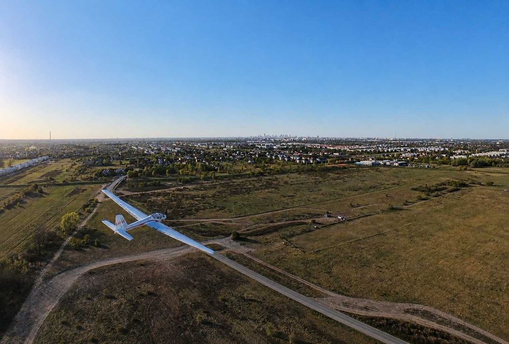FMS FOX 2300 - Samolot RC Glider / szybowiec- super platforma pod loty FPV - praktycznie nowy motoszybowiec