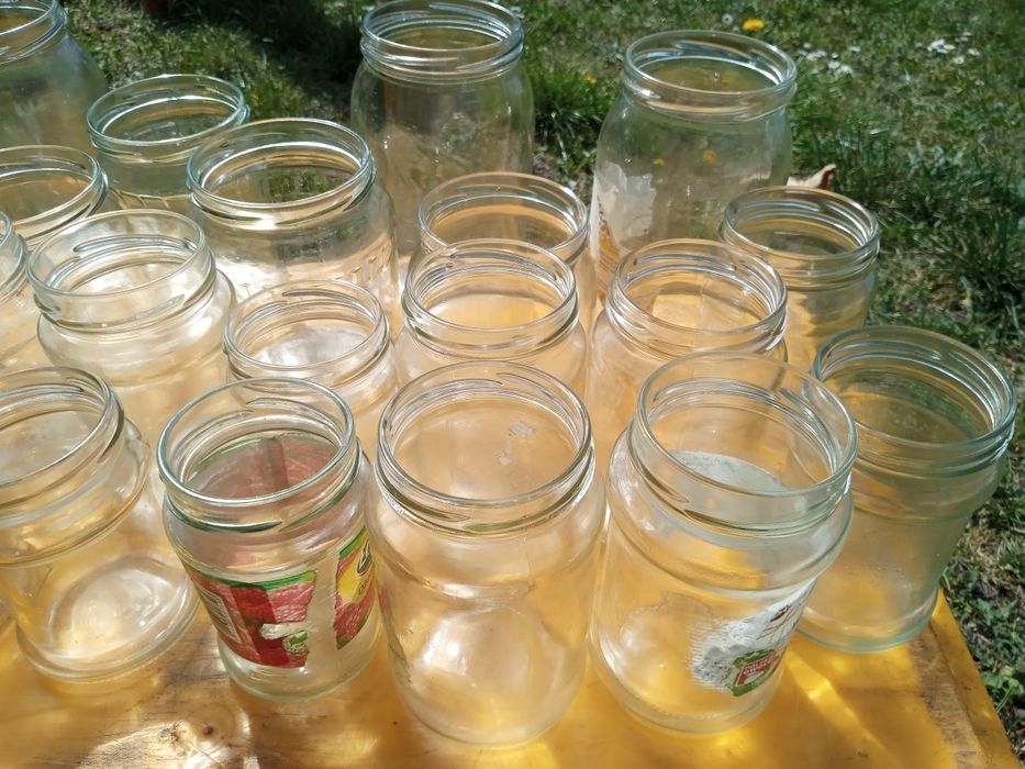 Słoiki z nakrętkami o różnej pojemności - 60 szt.