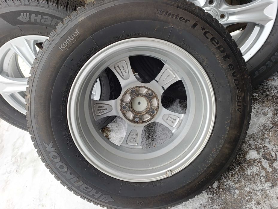 Диски титанові з резиною 4 шт 5\114.3 на 16 Спортейж  Туксон