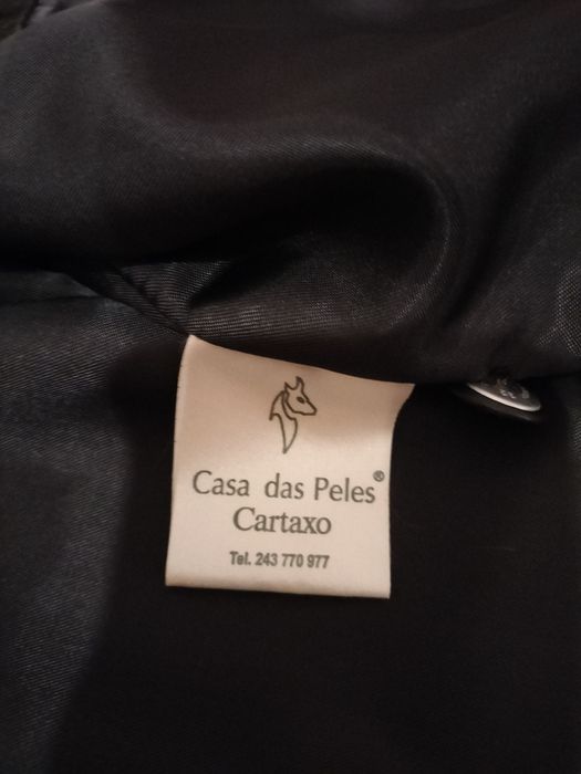 Colete em pele genuína da " Casa das Peles" do Cartaxo