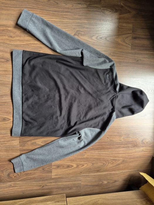 Rozpinana czarno-szara męska bluza firmy 4F rozm. XXL
