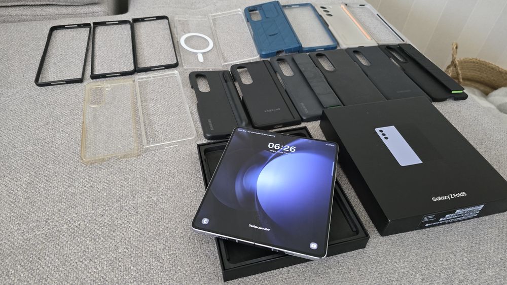 Samsung Fold 5 512GB, 256GB. Troca/retoma. Fatura, garantia, capas