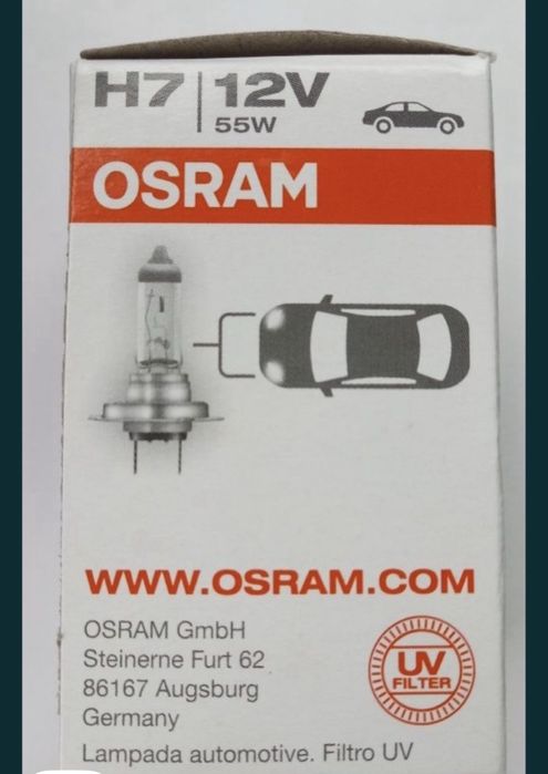 Żarówki H7  12V OSRAM