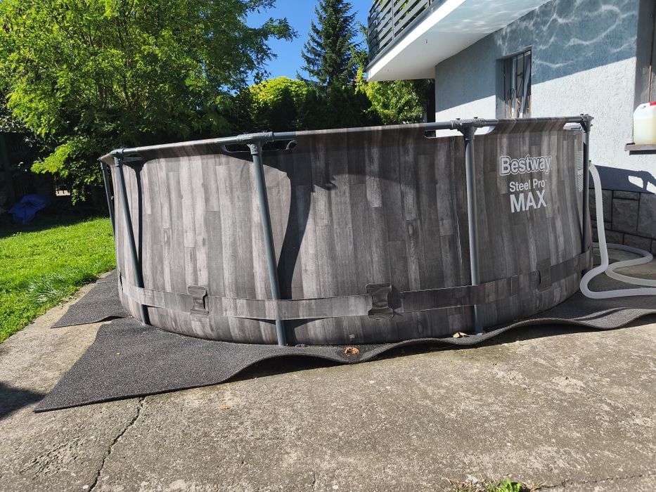 Basen stelażowy 366x100