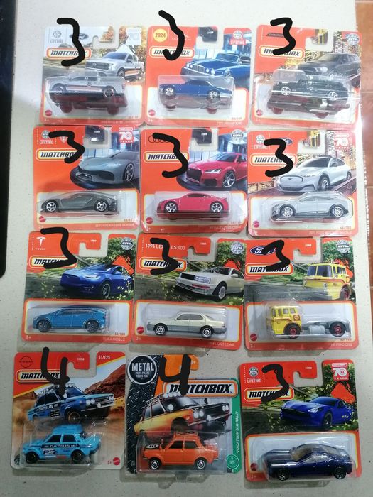 Matchbox vários modelos