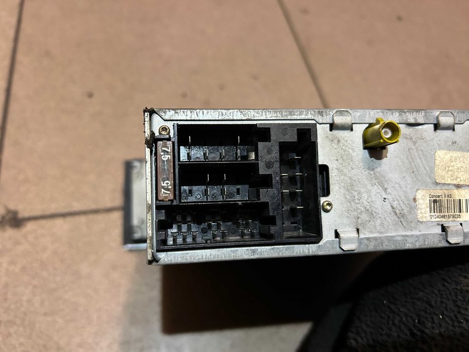 Radio concert cd audi a4 b6 plus kod