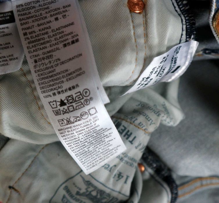 Levis 512 spodnie jeansy W27 L30 pas 2 x 37/40 cm