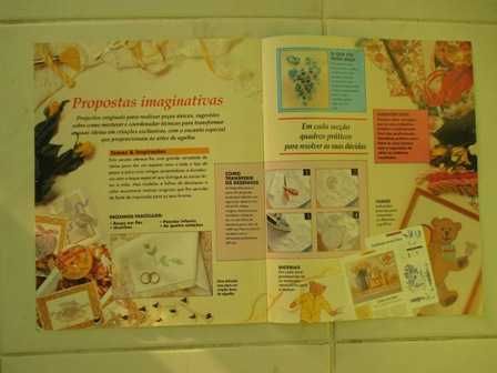 Revistas Fascículos de Ponto de Cruz 'A Arte Manual'