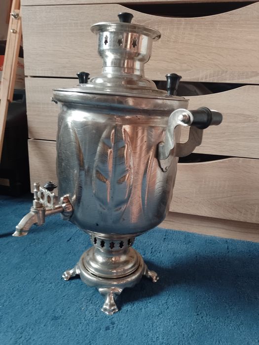 Самовар на дровах  4 л.  2  шт.рабочий декор
