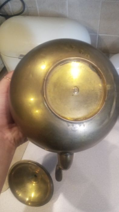 Dzbanek mosiądz starocie kolekcja