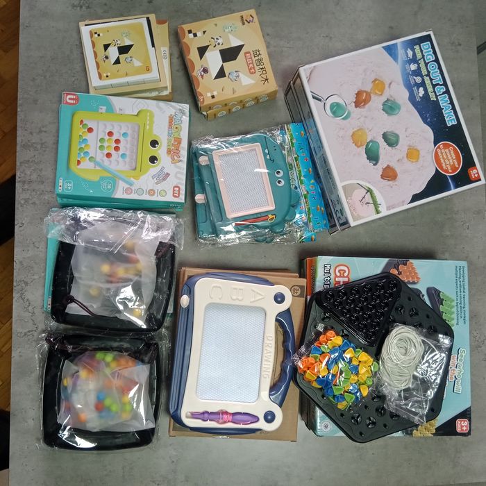 Нові Розвиваючі дийтячі ігри головоломки магнітні малювалки