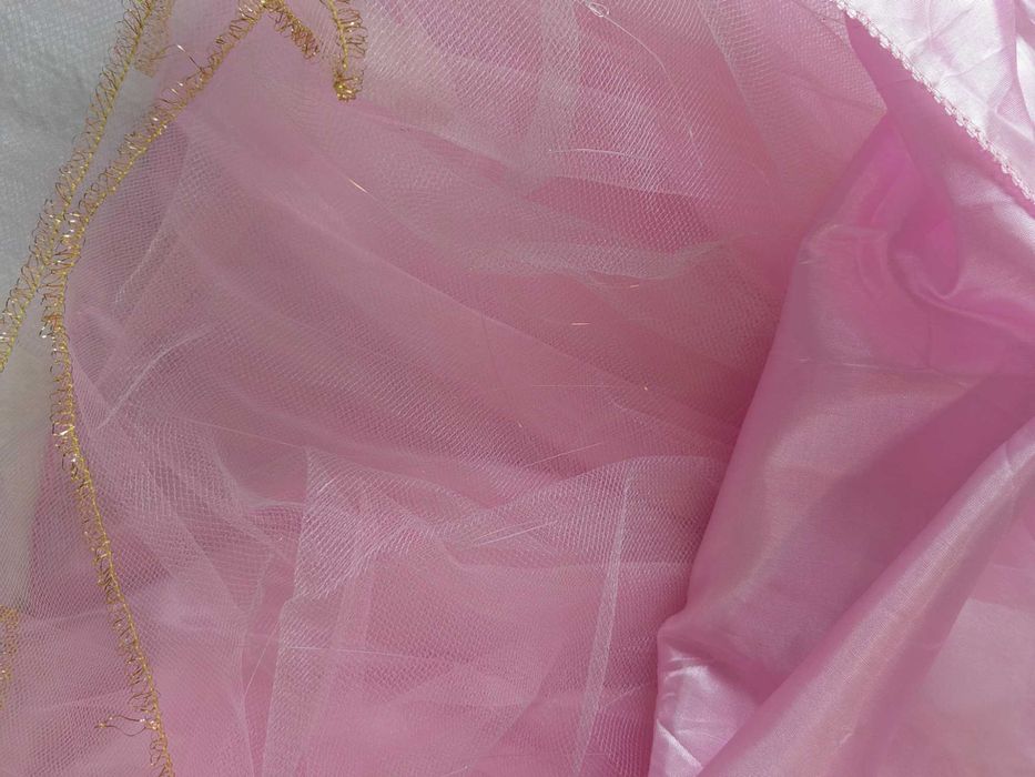Encantador Vestido Princesa em cor-de-rosa
