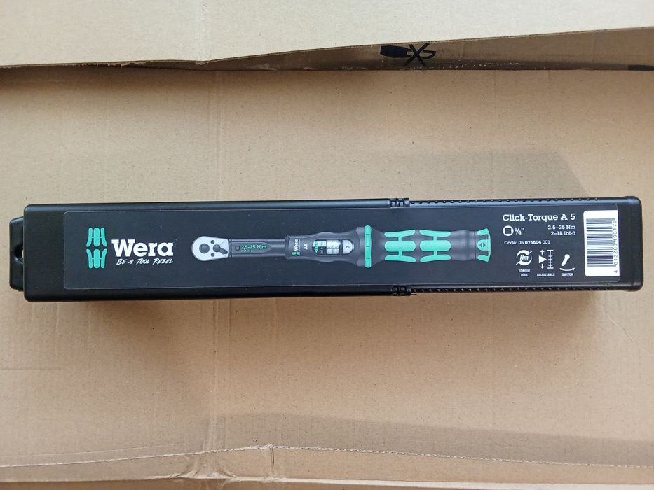 Wera click-torque A5 2,5 25 Nm klucz dynamometryczny nowy oryginał