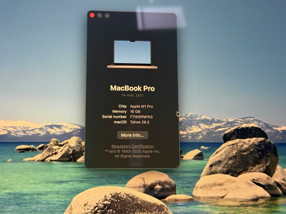 Apple MacBook Pro 14′′ M1 Pro 16/512GB Space Gray Офіційний