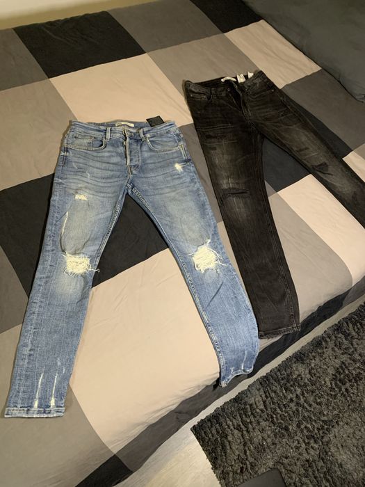 Calças Ganga ZARA Man Slim Fit NOVAS a estrear - Tam 38 / M (Lote 2 Pares ou mais)