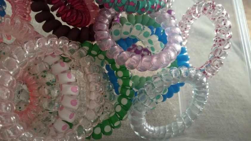 CONJ. ELASTICOS CABELO, Várias cores lindas, Novos!!!