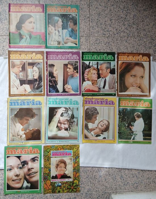 Lote Revistas Antigas " Simplesmente Maria "