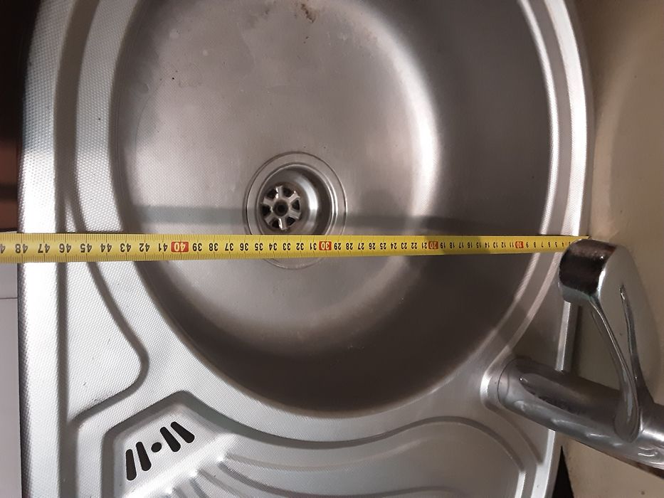 Мойка из нержавейки+смеситель