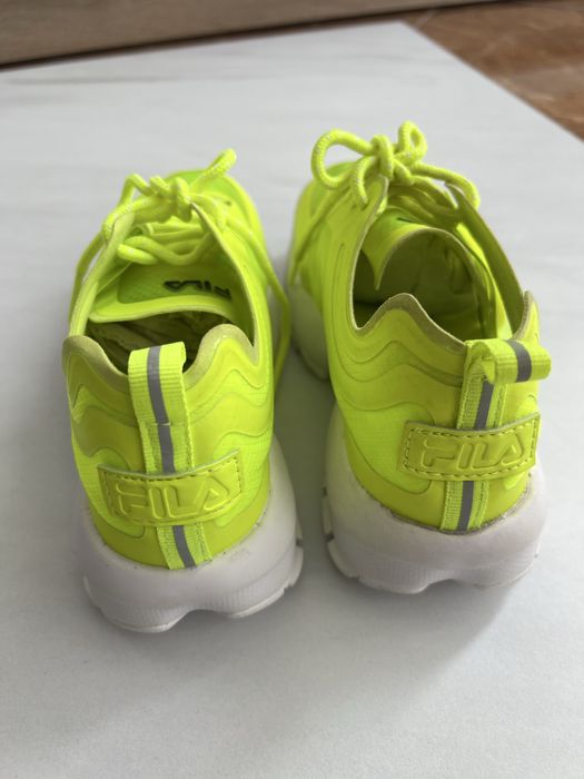 Кросівки fila neon lime
