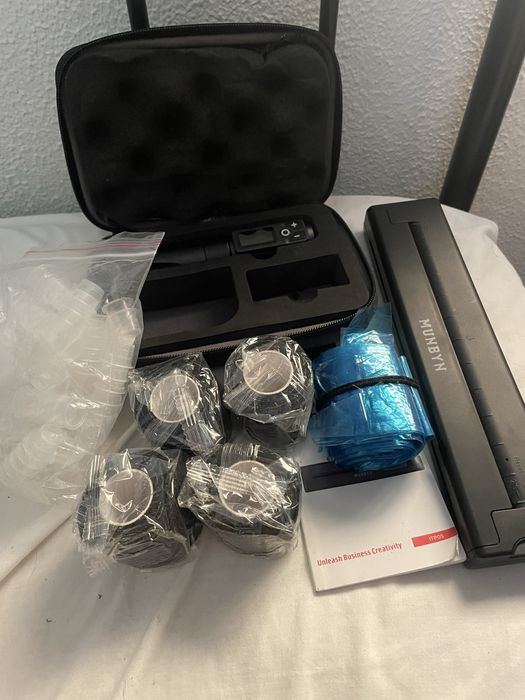 Maquina de tatuar com impressora termica