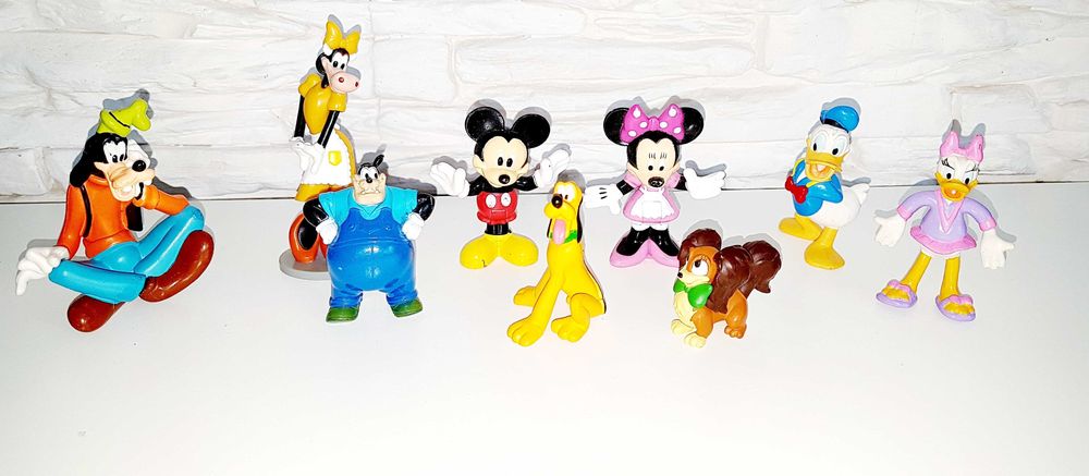 Myszka Miki Minnie Kaczor Donald Daisy Goofy  zestaw figurek  figurka