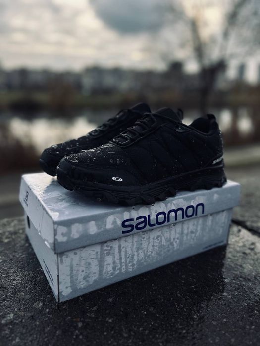 Мужские зимние термо кросовки salomnu чоловічі термо кросівки саломон