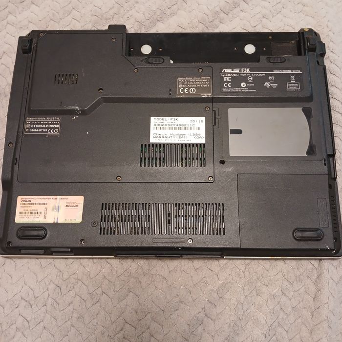Ноутбуки: Asus F3K, F8S