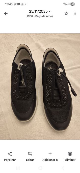 Tenis/sapatilhas pretos, 38 semi novos
