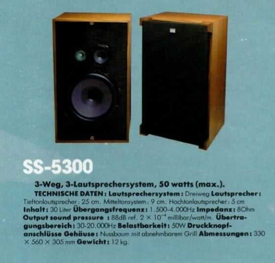 Colunas Sony SS-5300