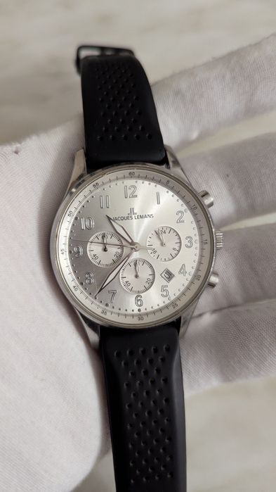 Часы Jacques lemans 1-1616 chronograph, годинник хронограф Австрія