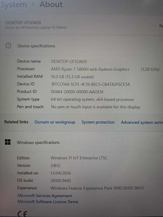 laptop do gier Victus 15