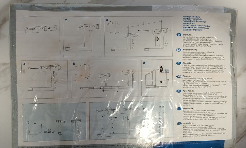 Uchwyt do kuchenek mikrofalowych