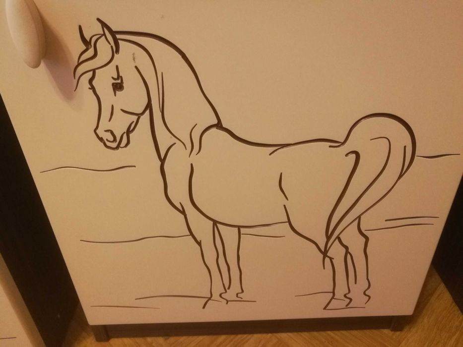 Zestaw mebli do pokoju dziecięcego lub młodzieżowego MEBLIK z motywem