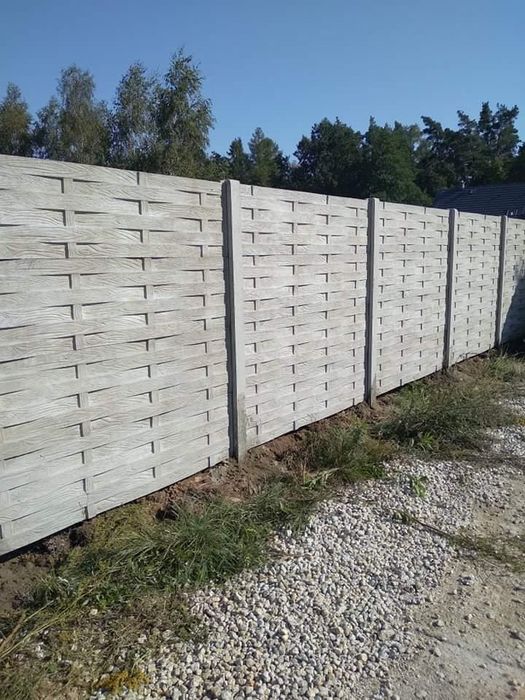 Ogrodzenia betonowe-sprzedaż, montaż