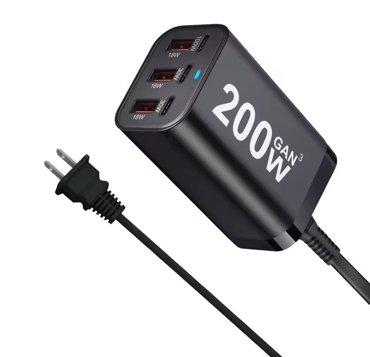 Зарядний пристрій YMS-618 200W USB Type-C