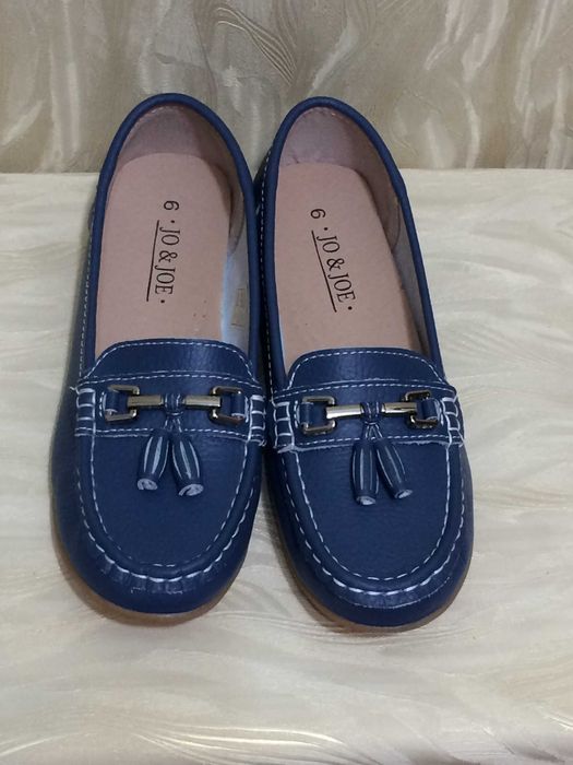 Жіночі шкіряні м'які мокасини туфліjo&joe, р.38