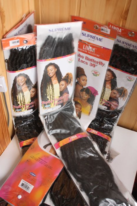 Искусственные локоны пряди Supreme hair Boho Batterffy 75см 5шт