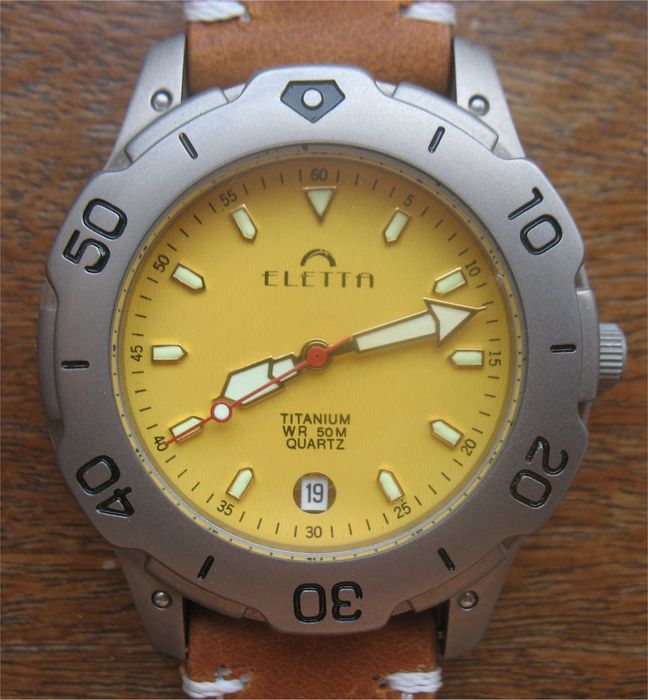 Relógio Eletta - Titanium - WR 50M, Quartz