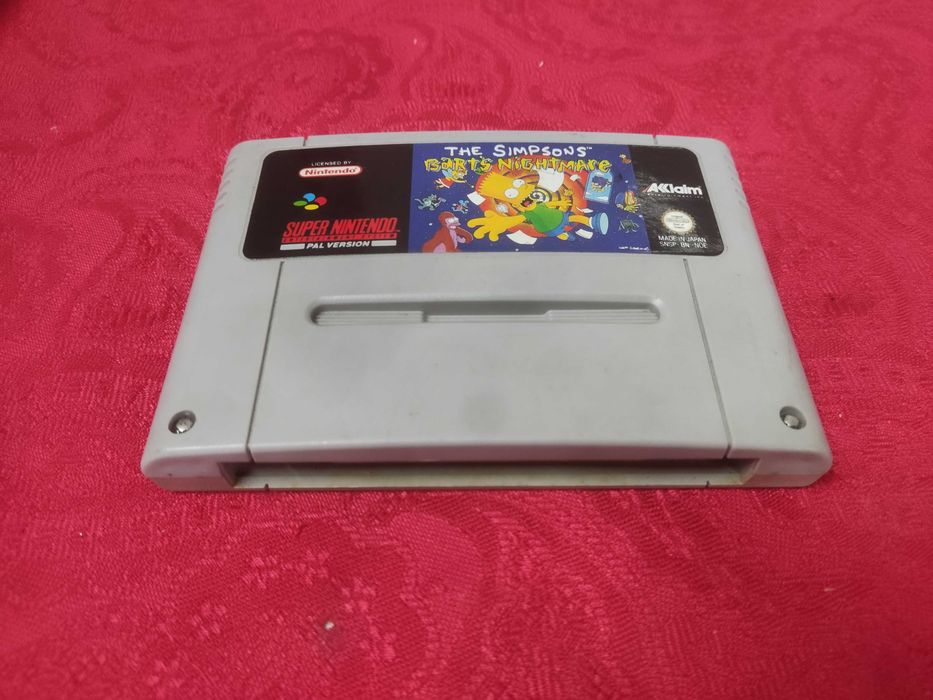 Jogo Super Nintendo - The Simpsons: Bart's Nightmare
