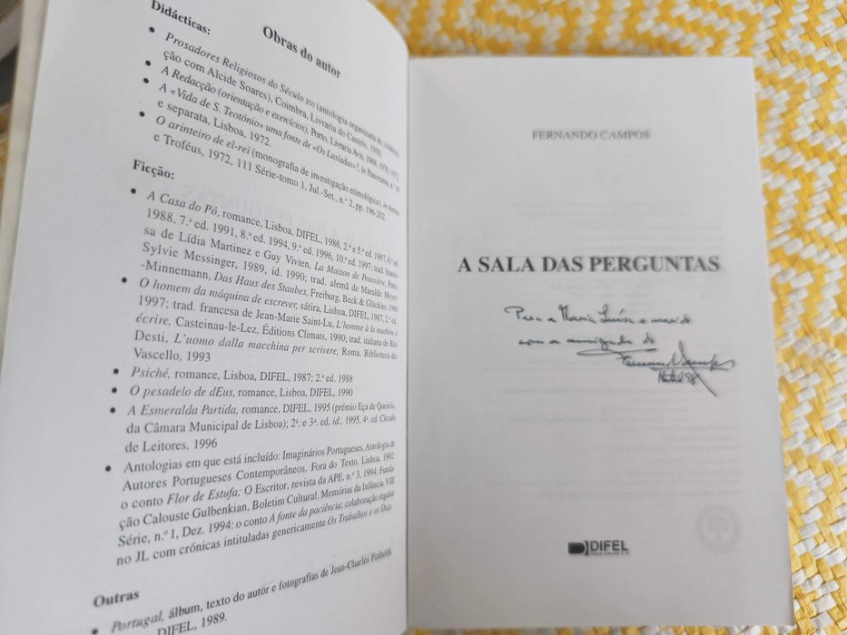 A Sala das perguntas - Fernando Campos