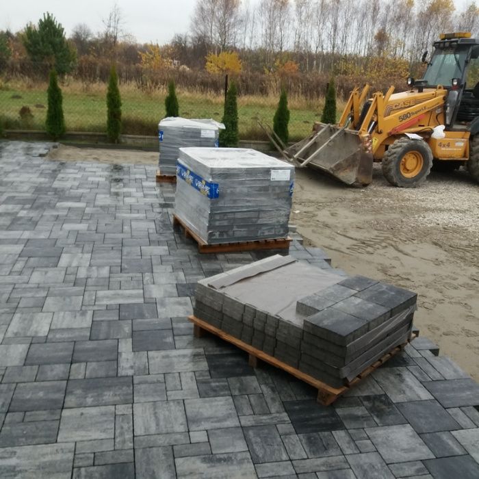 Kompleksowe układanie kostki brukowej